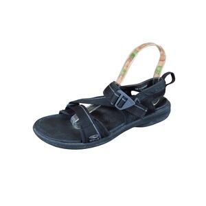 SOLE Navigate Men Sport Sandals Size 7 Hiking Outdoor Active Recovery‎ Black